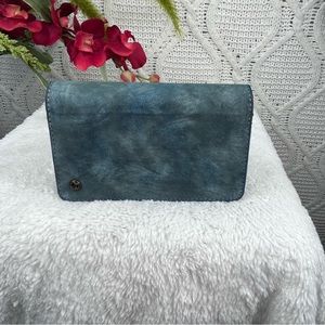 CASE ME | Teal Vintage Leather Multi-Functional Wallet